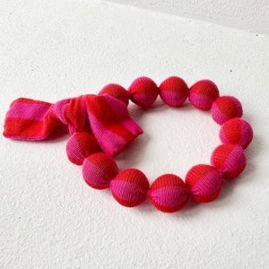 Marimekko Red/Pink Saaga bracelet